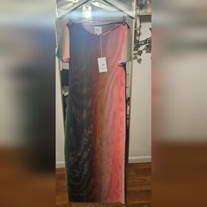 Rainbow Maxi Dress Misa